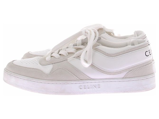 Sneakers Céline in pelle bianca Bianco - vista 2
