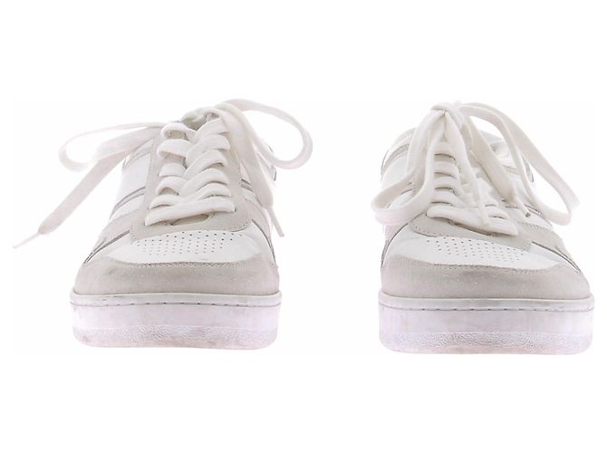 Sneakers Céline in pelle bianca Bianco - vista 3