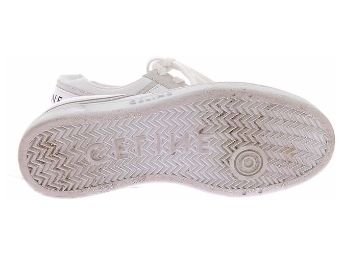 Sneakers Céline in pelle bianca Bianco - vista 4