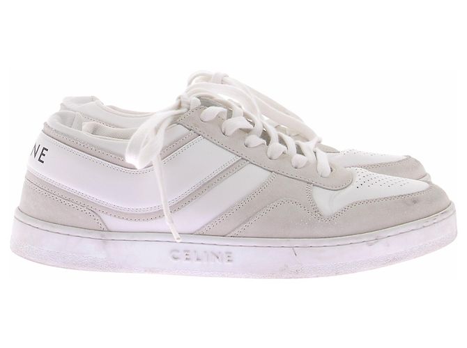 Sneakers Céline in pelle bianca Bianco - vista 5