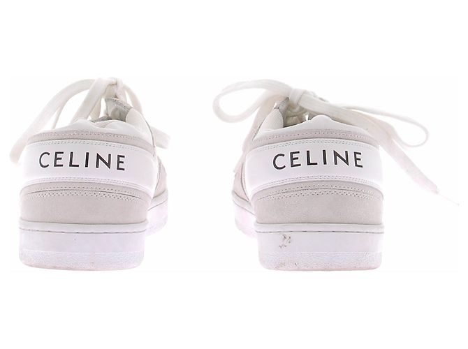 Sneakers Céline in pelle bianca Bianco - vista 6