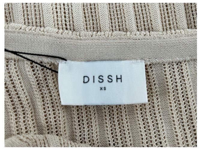 Autre Marque Vestido DISSH de algodón beige XS - vista 5