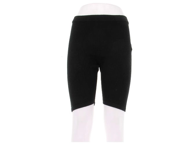 Autre Marque Schwarze Radlerhose aus Wolle - Ansicht 2