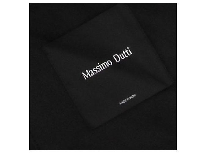 Massimo Dutti Lederblazer Schwarz - Ansicht 5