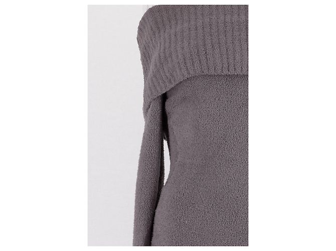 Autre Marque Vestido slim & ajustado gris - vista 3
