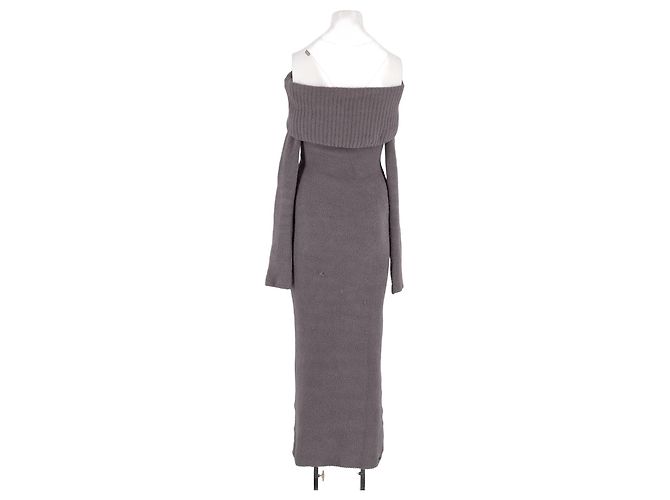 Autre Marque Vestido slim & ajustado gris - vista 6