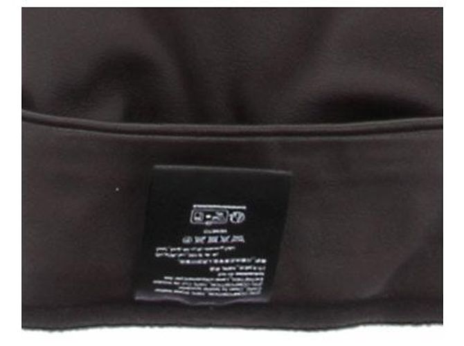 Autre Marque THE FRANKIE SHOP Lederhandschuhe Braun - Ansicht 3