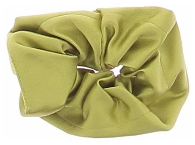 Scrunchie in seta verde Pedro Garcia - vista 2