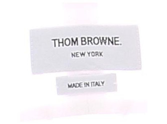 Thom Browne Vestido camisero blanco de algodón - vista 5