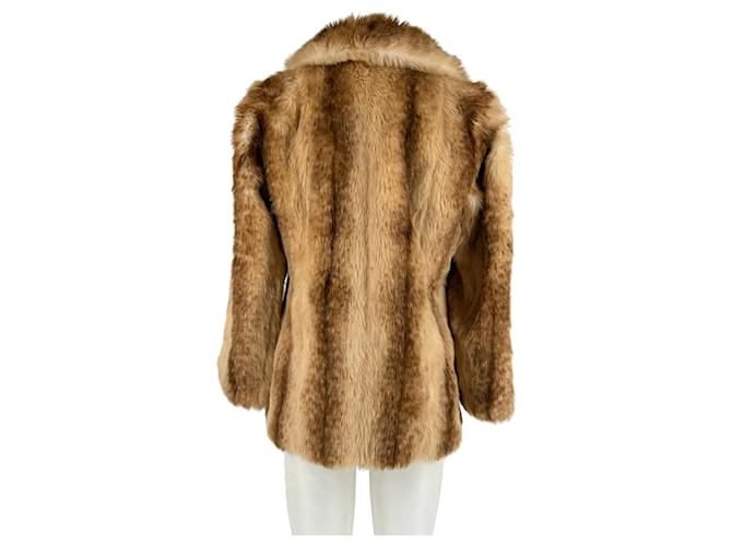 Autre Marque Webpelzjacke Beige - Ansicht 2