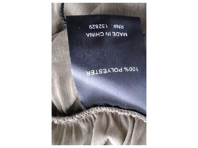 Autre Marque Vestido slim & ajustado caqui - vista 8
