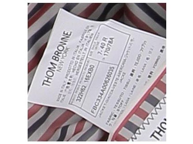 Traje Thom Browne de lana gris - vista 5
