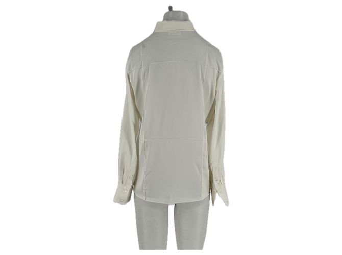Autre Marque Camicia fluida bianca Bianco - vista 2