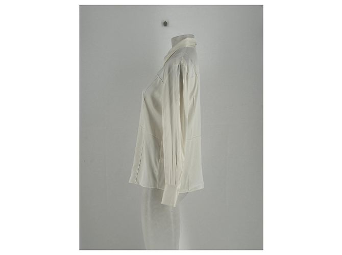Autre Marque Camicia fluida bianca Bianco - vista 3
