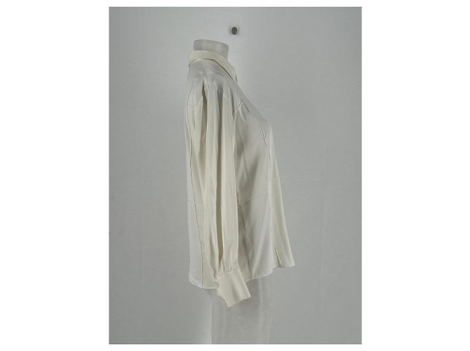 Autre Marque Camicia fluida bianca Bianco - vista 4