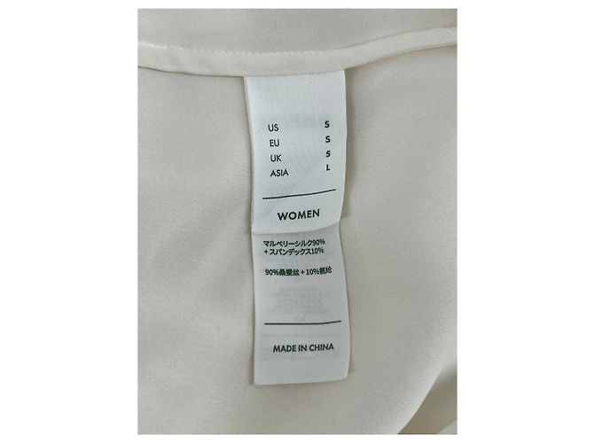 Autre Marque Camicia fluida bianca Bianco - vista 6