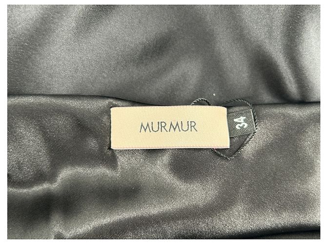 Autre Marque MURMUR Schwarzes Seidenkleid - Ansicht 5