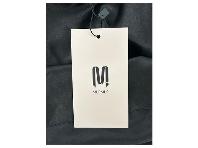 Autre Marque MURMUR Schwarzes Seidenkleid - Ansicht 6