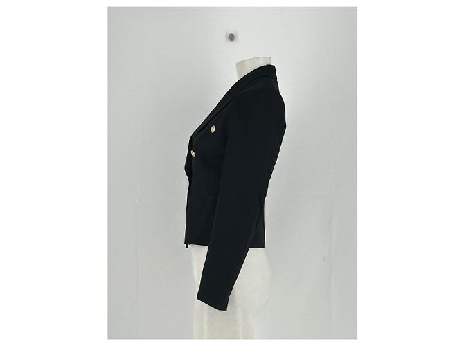 Autre Marque LILYSILK Schwarzer Wollblazer Größe 34 - Ansicht 3