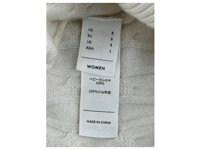 Autre Marque Zopfstrick-Cardigan Beige - Ansicht 7