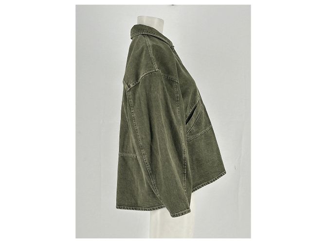 American Vintage Grünes Denimhemd - Ansicht 4