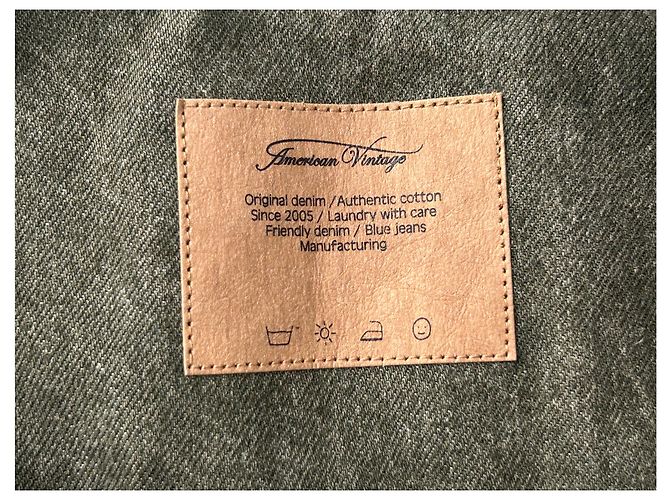 American Vintage Grünes Denimhemd - Ansicht 5