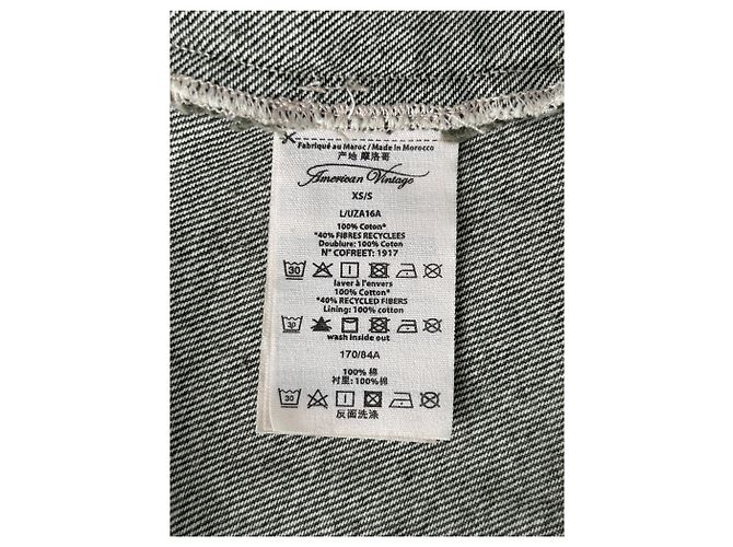 American Vintage Grünes Denimhemd - Ansicht 6
