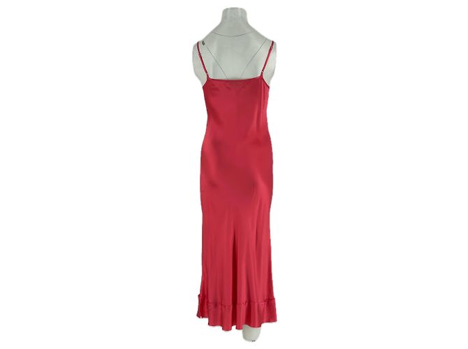 Autre Marque Satin-Kleid in Candy-Pink - Ansicht 2