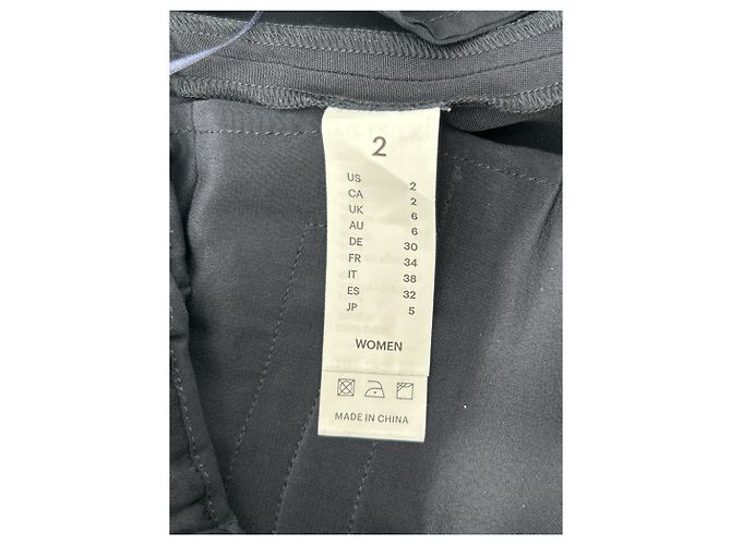 Autre Marque Pantalones de seda azul marino LILYSILK Talla 34 - vista 5