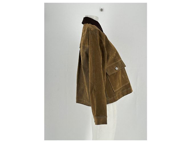 Autre Marque Brauner Samtjacke - Ansicht 4