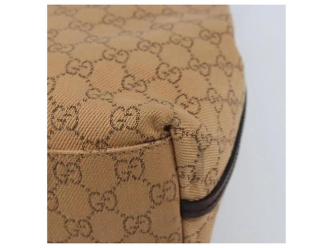 Borsa Tote Gucci Medium in tela GG beige - vista 12