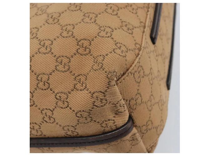 Borsa Tote Gucci Medium in tela GG beige - vista 13