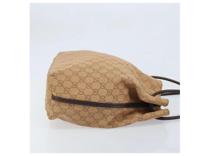 Borsa Tote Gucci Medium in tela GG beige - vista 4