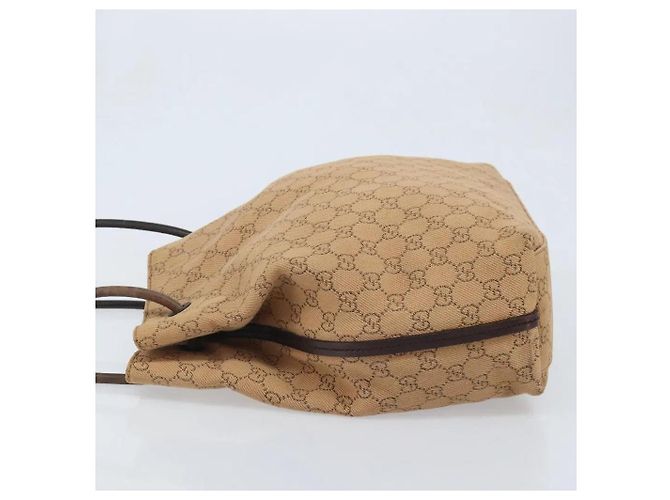 Borsa Tote Gucci Medium in tela GG beige - vista 5