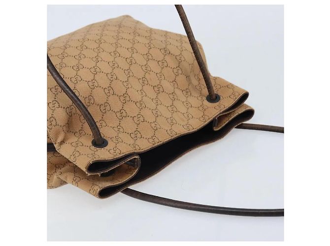 Borsa Tote Gucci Medium in tela GG beige - vista 6