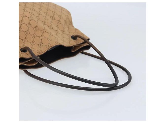 Borsa Tote Gucci Medium in tela GG beige - vista 7