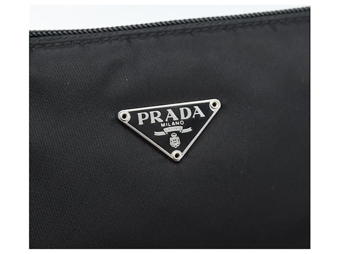 Pouch accessori PRADA Nylon Black Silver - vista 18
