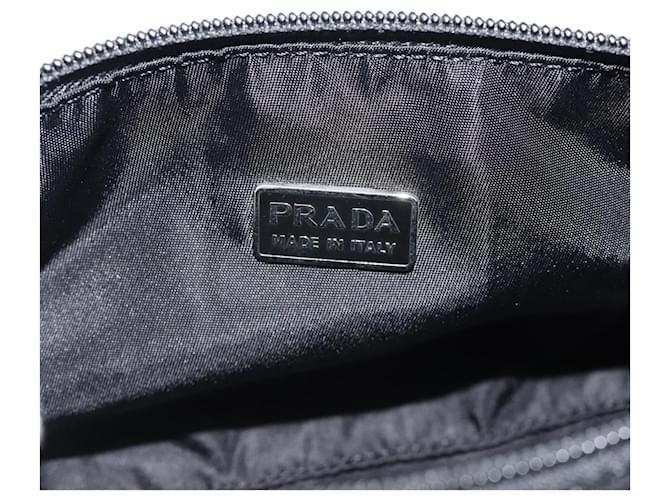 Pouch accessori PRADA Nylon Black Silver - vista 20
