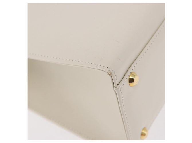 SAINT LAURENT Hand Bag Leather White Gold - vista 15