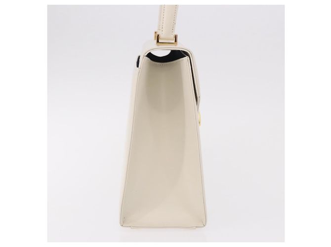 SAINT LAURENT Hand Bag Leather White Gold - vista 4