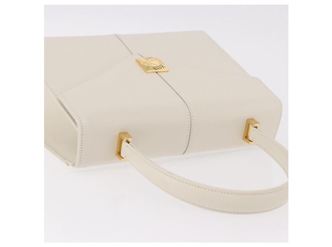 SAINT LAURENT Hand Bag Leather White Gold - vista 6