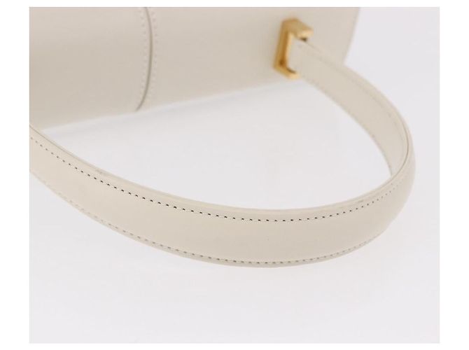 SAINT LAURENT Hand Bag Leather White Gold - vista 7