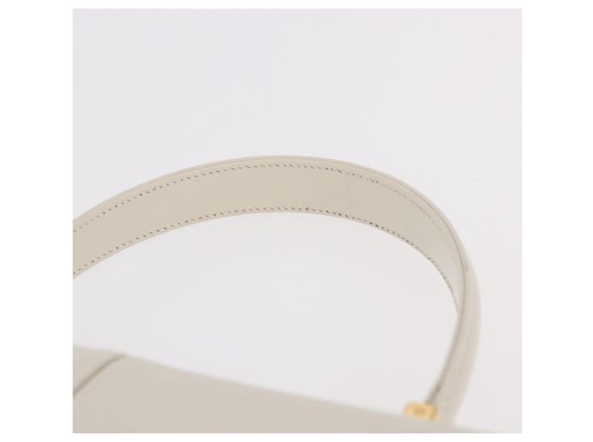 SAINT LAURENT Hand Bag Leather White Gold - vista 8
