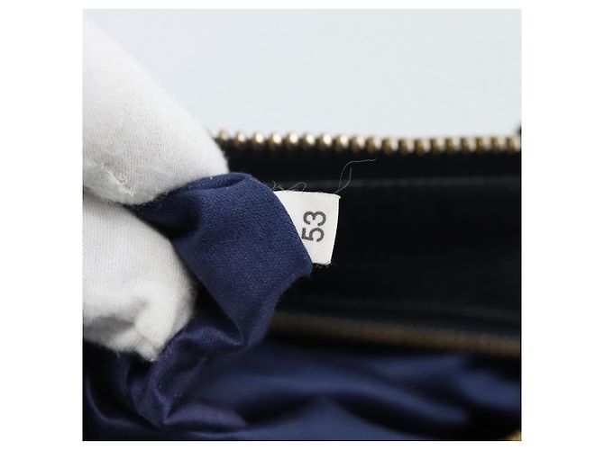 Miu Miu Hand Bag Leather 2way Blue Gold - vista 12