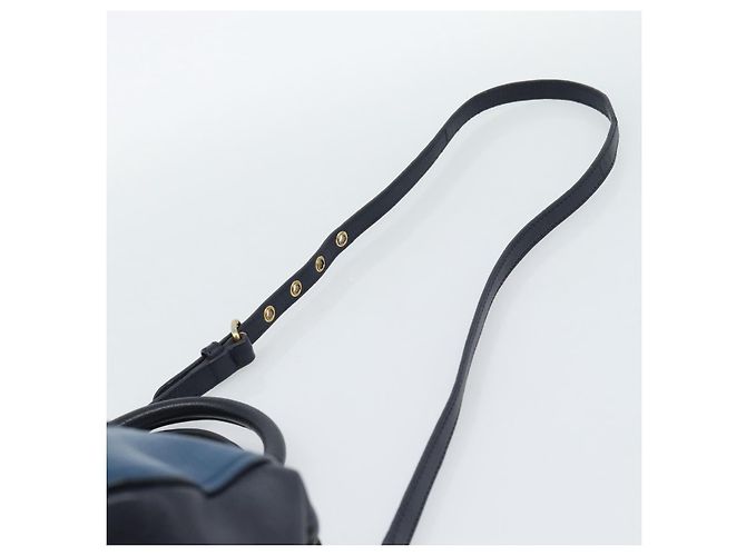 Miu Miu Hand Bag Leather 2way Blue Gold - vista 15