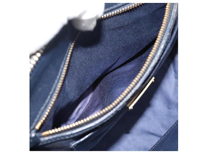 Miu Miu Hand Bag Leather 2way Blue Gold - vista 24