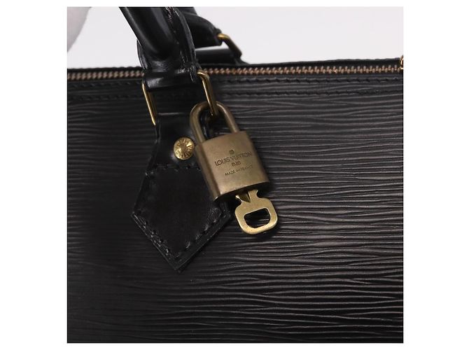 LOUIS VUITTON Epi Speedy 30 Hand Bag Noir Black M43002 LV - vista 16