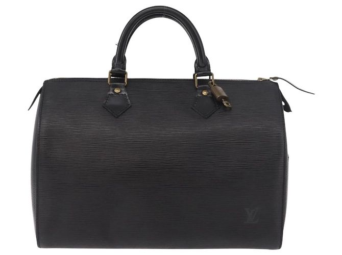 LOUIS VUITTON Epi Speedy 30 Hand Bag Noir Black M43002 LV - vista 2