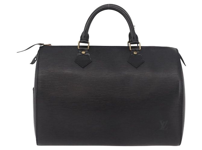 LOUIS VUITTON Epi Speedy 30 Hand Bag Noir Black M43002 LV - vista 3