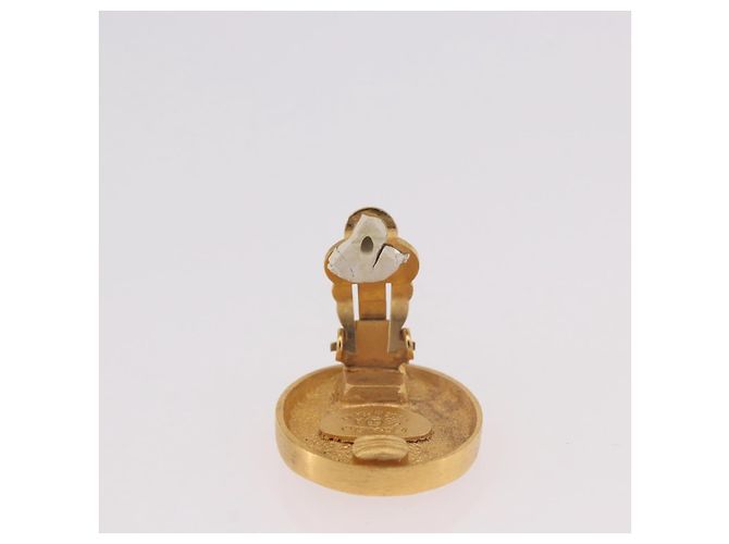 CHANEL COCO Mark Earring Metal Gold Tone CC - vista 10